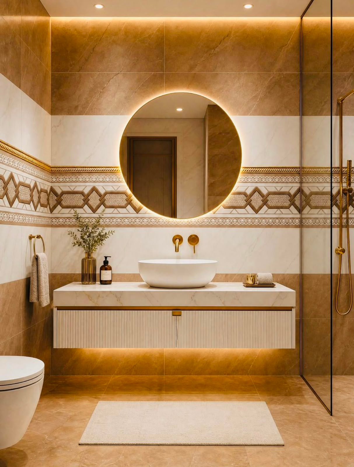 12x24 China Polish Tiles | Budget Friendly ✨ view 12